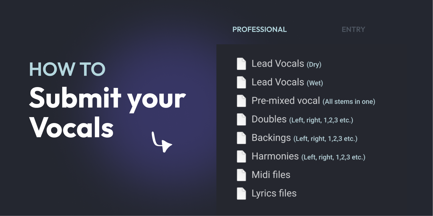 How to submit your vocals on Voxalized